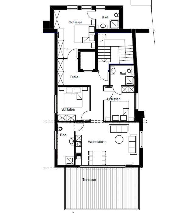 Apart- Hotel Sonnhof Royal Serfaus Ngoại thất bức ảnh